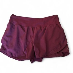 Avia Plum Overlay Athletic Shorts